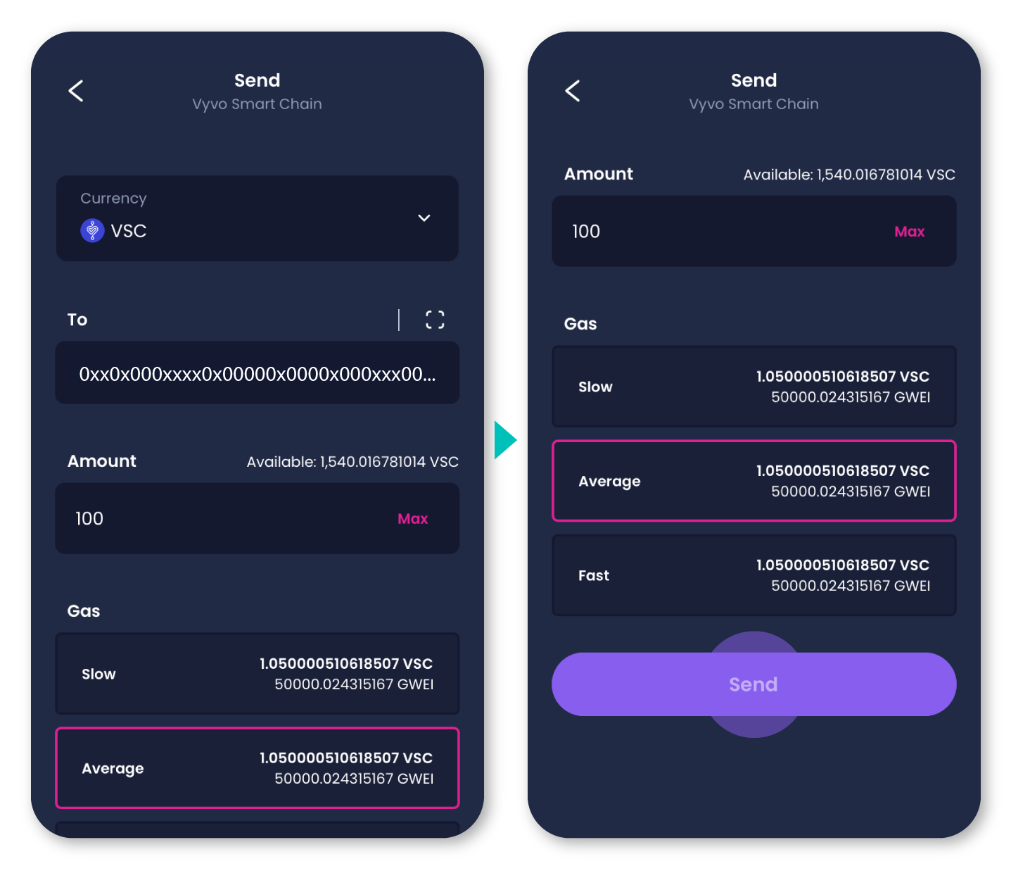 How can I transfer USDV or VSC or VSCx from my inPersona Wallet to another  Wallet? – InPersona